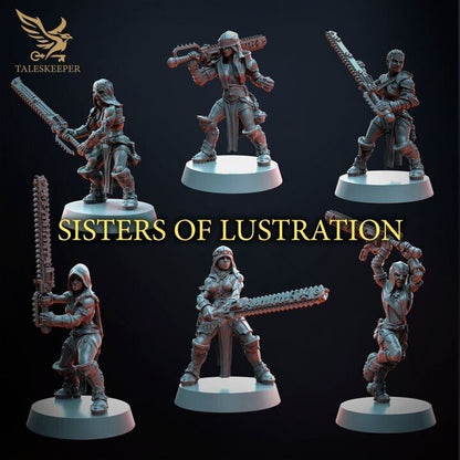 SISTERS OF LUSTRATION proxy Grimdark , OPR , Sci-Fi, Fantasy wargames TalesKeeper