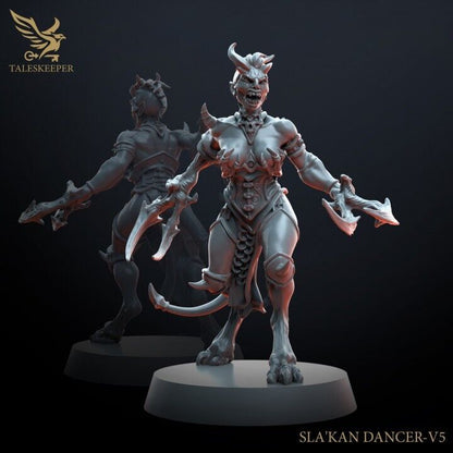 SLA'KAN DANCERS proxy Grimdark , OPR , Sci-Fi, Fantasy wargames TalesKeeper