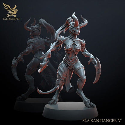 SLA'KAN DANCERS proxy Grimdark , OPR , Sci-Fi, Fantasy wargames TalesKeeper