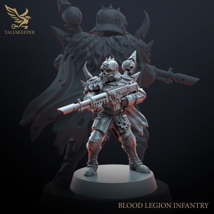 BLOOD LEGION TROOPS proxy Grimdark , OPR , Sci-Fi, Fantasy wargames TalesKeeper