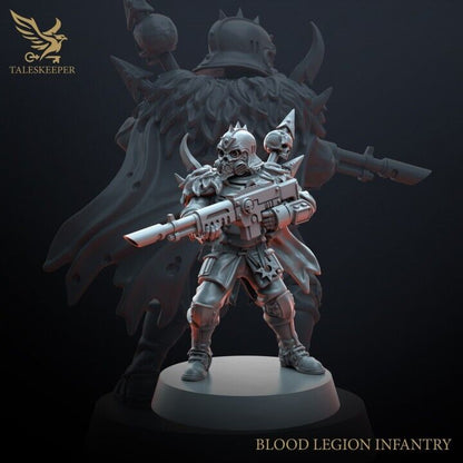 BLOOD LEGION TROOPS proxy Grimdark , OPR , Sci-Fi, Fantasy wargames TalesKeeper