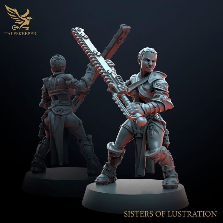 SISTERS OF LUSTRATION proxy Grimdark , OPR , Sci-Fi, Fantasy wargames TalesKeeper