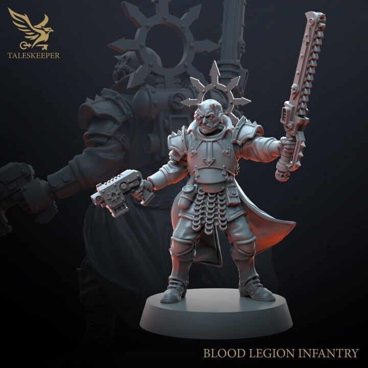 BLOOD LEGION TROOPS proxy Grimdark , OPR , Sci-Fi, Fantasy wargames TalesKeeper