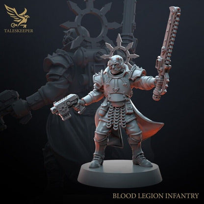 BLOOD LEGION TROOPS proxy Grimdark , OPR , Sci-Fi, Fantasy wargames TalesKeeper