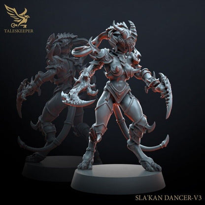 SLA'KAN DANCERS proxy Grimdark , OPR , Sci-Fi, Fantasy wargames TalesKeeper