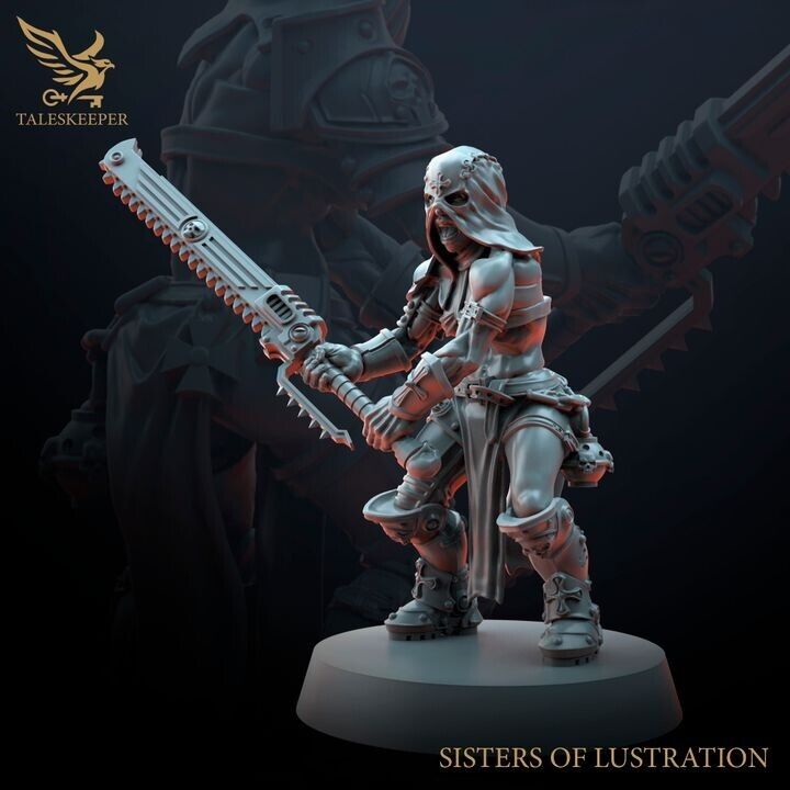 SISTERS OF LUSTRATION proxy Grimdark , OPR , Sci-Fi, Fantasy wargames TalesKeeper