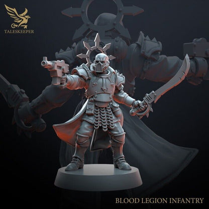 BLOOD LEGION TROOPS proxy Grimdark , OPR , Sci-Fi, Fantasy wargames TalesKeeper