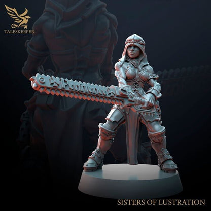 SISTERS OF LUSTRATION proxy Grimdark , OPR , Sci-Fi, Fantasy wargames TalesKeeper