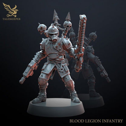 BLOOD LEGION TROOPS proxy Grimdark , OPR , Sci-Fi, Fantasy wargames TalesKeeper