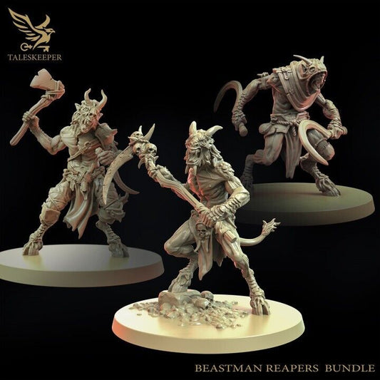 Beastman Reapers proxy Grimdark , OPR , Sci-Fi, Fantasy wargames TalesKeeper