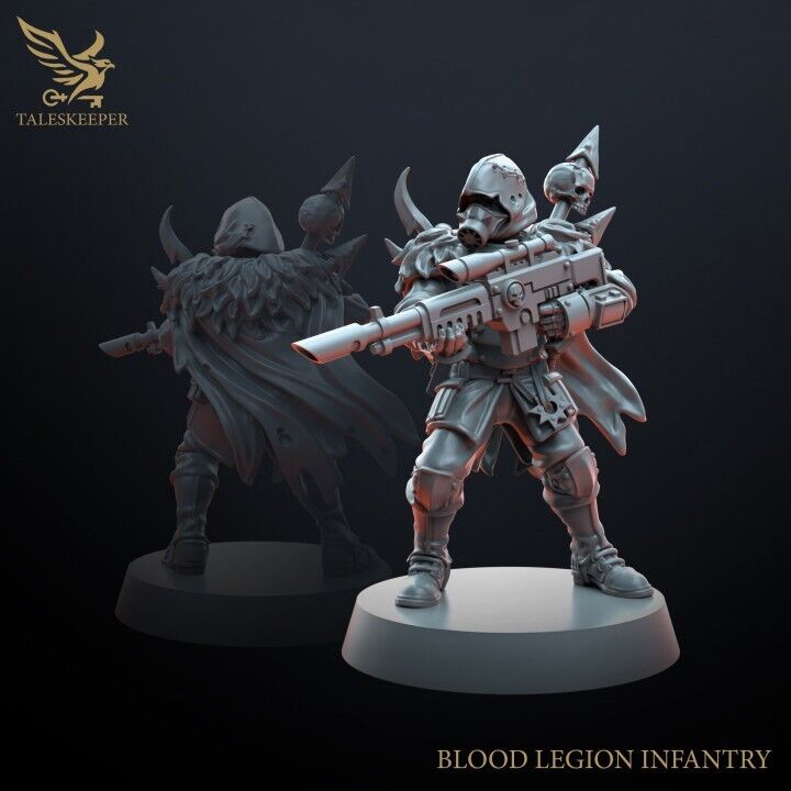 BLOOD LEGION TROOPS proxy Grimdark , OPR , Sci-Fi, Fantasy wargames TalesKeeper