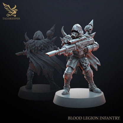 BLOOD LEGION TROOPS proxy Grimdark , OPR , Sci-Fi, Fantasy wargames TalesKeeper