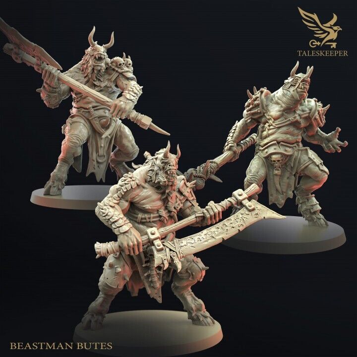 Beastman Brutes proxy  Grimdark , OPR , Sci-Fi, Fantasy wargames TalesKeeper