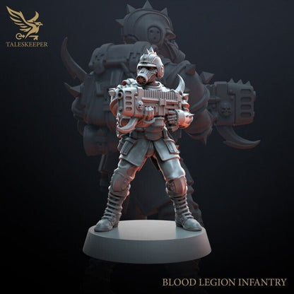 BLOOD LEGION TROOPS proxy Grimdark , OPR , Sci-Fi, Fantasy wargames TalesKeeper
