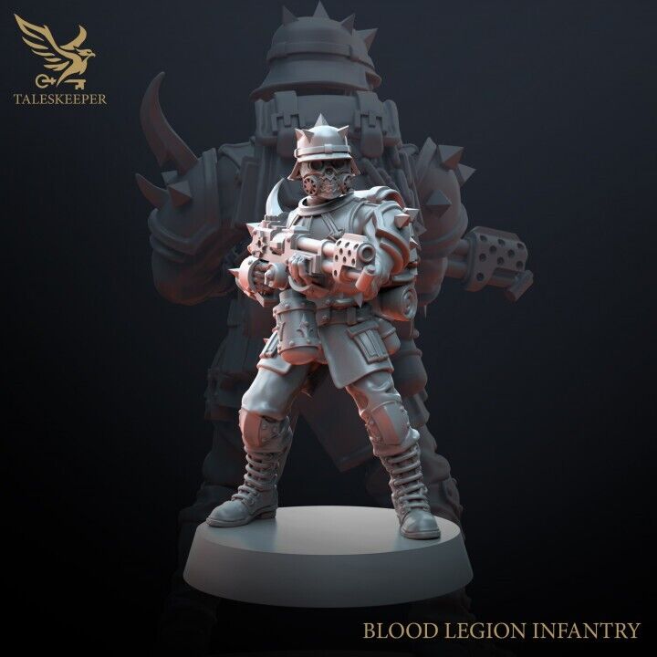 BLOOD LEGION TROOPS proxy Grimdark , OPR , Sci-Fi, Fantasy wargames TalesKeeper