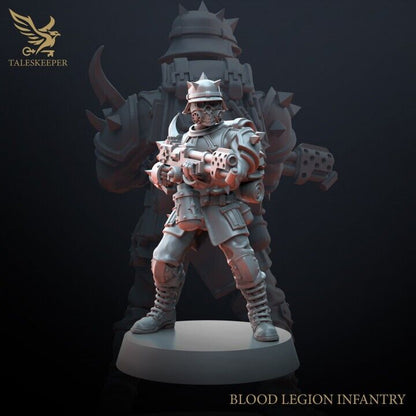BLOOD LEGION TROOPS proxy Grimdark , OPR , Sci-Fi, Fantasy wargames TalesKeeper