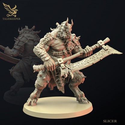 Beastman Brutes proxy  Grimdark , OPR , Sci-Fi, Fantasy wargames TalesKeeper