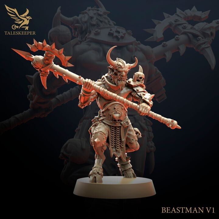 BEASTMEN CULTISTS proxy Grimdark , OPR , Sci-Fi, Fantasy wargames TalesKeeper