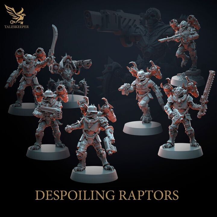 DESPOILING RAPTORS proxy Grimdark , OPR , Sci-Fi, Fantasy wargames TalesKeeper
