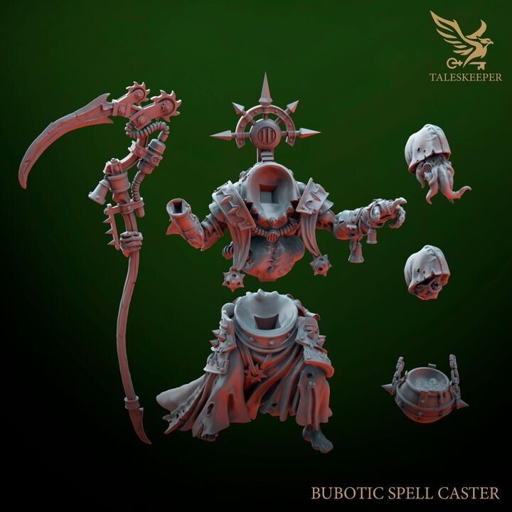 BUBOTIC SPELL CASTER proxy Grimdark , OPR , Sci-Fi, Fantasy wargames TalesKeeper