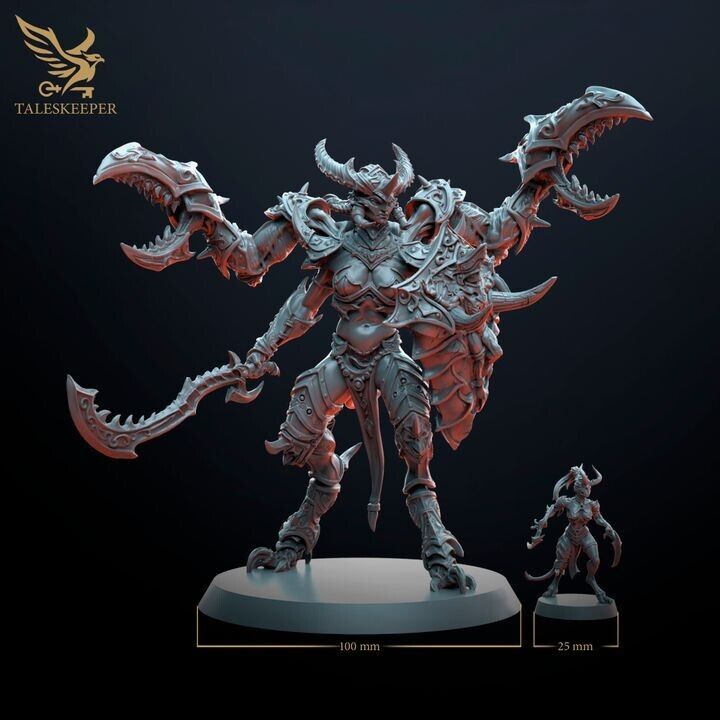 SLA'KAN DUCHESS proxy Grimdark , OPR , Sci-Fi, Fantasy wargames TalesKeeper