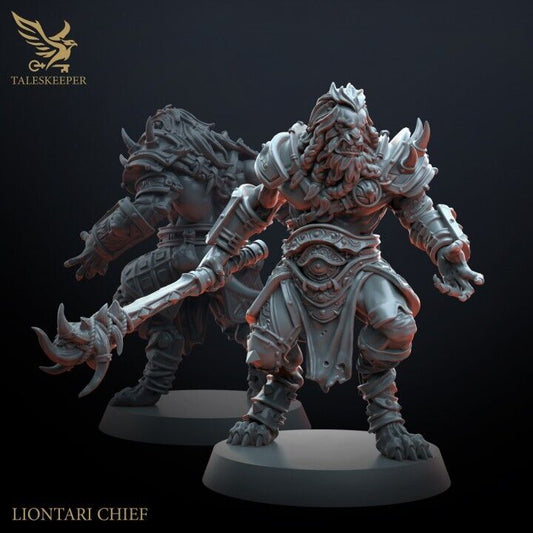 LIONTARI CHIEF proxy Grimdark , OPR , Sci-Fi, Fantasy wargames TalesKeeper