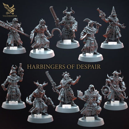 HARBINGERS OF DESPAIR proxy Grimdark , OPR , Sci-Fi, Fantasy wargames TalesKeeper