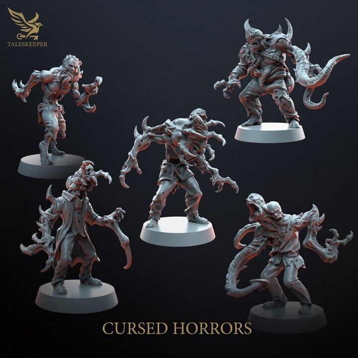 CURSED HORRORS proxy Grimdark , OPR , Sci-Fi, Fantasy wargames TalesKeeper