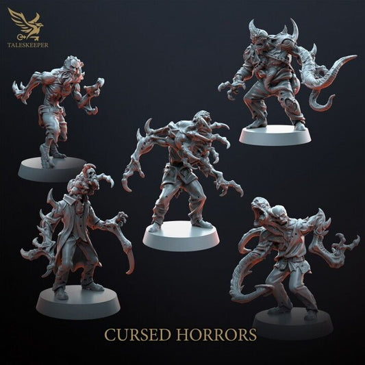 CURSED HORRORS proxy Grimdark , OPR , Sci-Fi, Fantasy wargames TalesKeeper