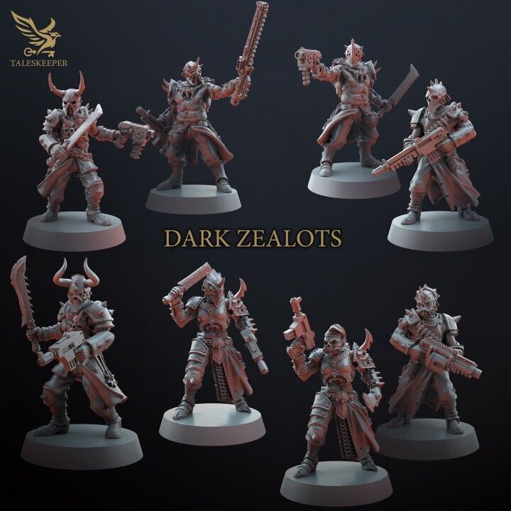 DARK ZEALOTS  proxy Grimdark , OPR , Sci-Fi, Fantasy wargames TalesKeeper