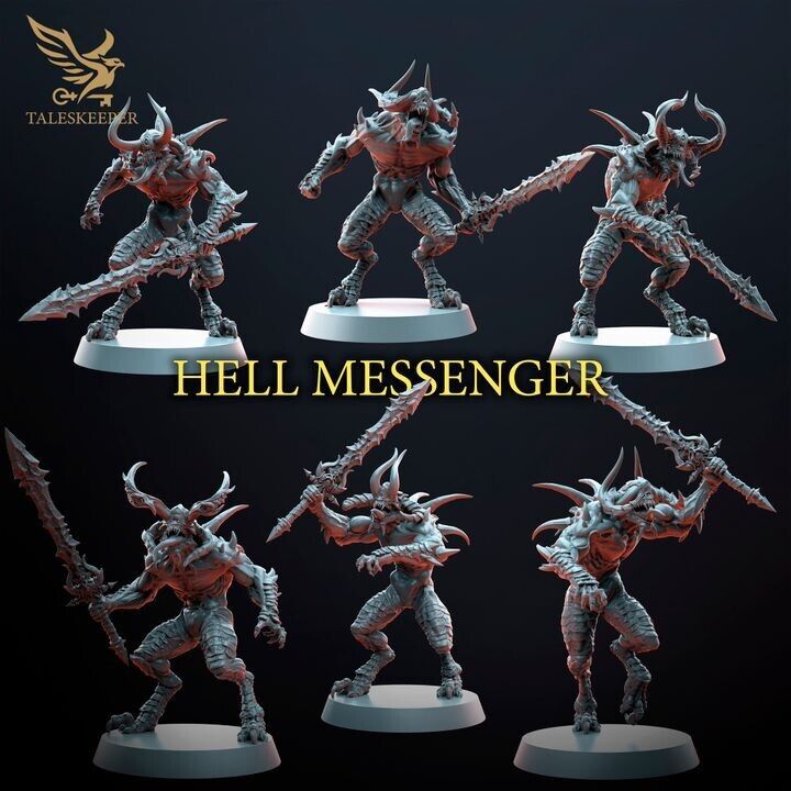 HELL MESSENGERS V2 proxy Grimdark , OPR , Sci-Fi, Fantasy wargames TalesKeeper