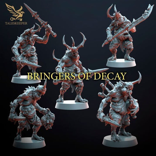 BRINGERS OF DECAY proxy Grimdark , OPR , Sci-Fi, Fantasy wargames TalesKeeper