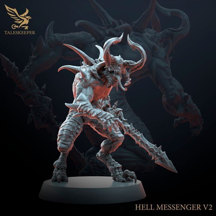 HELL MESSENGERS V2 proxy Grimdark , OPR , Sci-Fi, Fantasy wargames TalesKeeper