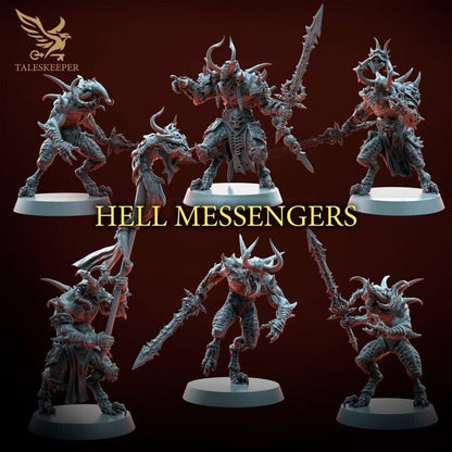 HELL MESSENGERS proxy Grimdark , OPR , Sci-Fi, Fantasy compatible TalesKeeper