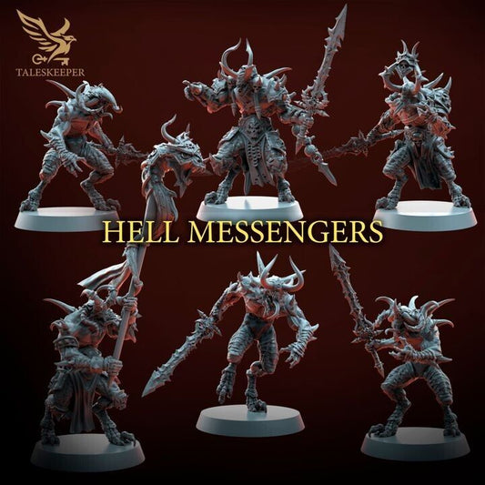 HELL MESSENGERS proxy Grimdark , OPR , Sci-Fi, Fantasy compatible TalesKeeper
