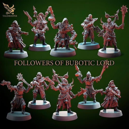 FOLLOWERS OF BUBOTIC LORD Grimdark , OPR , Sci-Fi, Fantasy compatible TalesKeeper