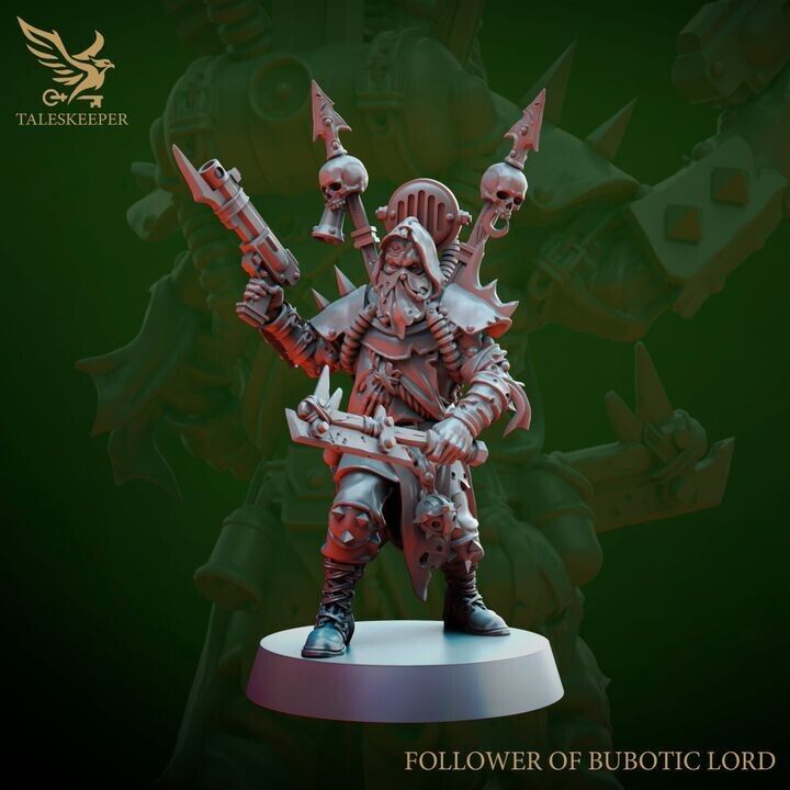FOLLOWERS OF BUBOTIC LORD Grimdark , OPR , Sci-Fi, Fantasy compatible TalesKeeper