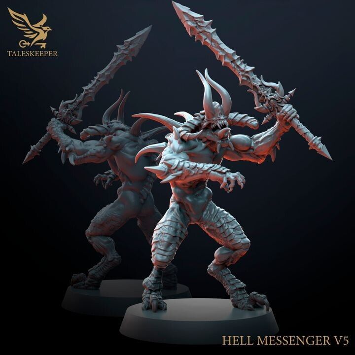 HELL MESSENGERS V2 proxy Grimdark , OPR , Sci-Fi, Fantasy wargames TalesKeeper