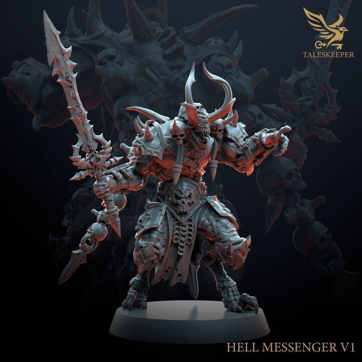 HELL MESSENGERS proxy Grimdark , OPR , Sci-Fi, Fantasy compatible TalesKeeper