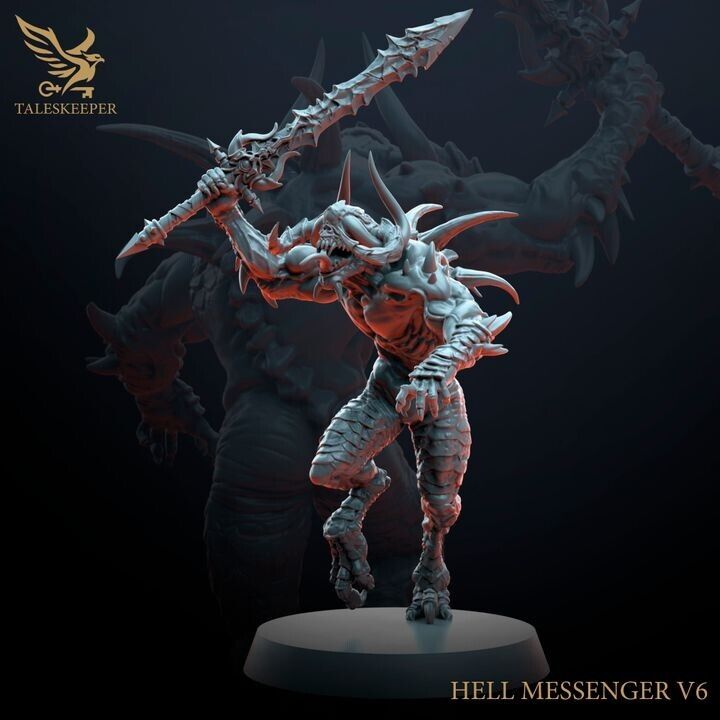 HELL MESSENGERS V2 proxy Grimdark , OPR , Sci-Fi, Fantasy wargames TalesKeeper