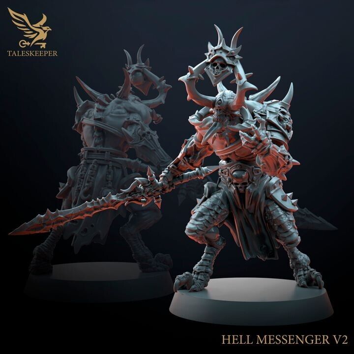 HELL MESSENGERS proxy Grimdark , OPR , Sci-Fi, Fantasy compatible TalesKeeper