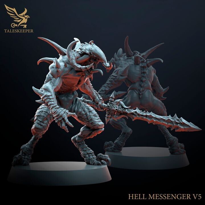 HELL MESSENGERS proxy Grimdark , OPR , Sci-Fi, Fantasy compatible TalesKeeper