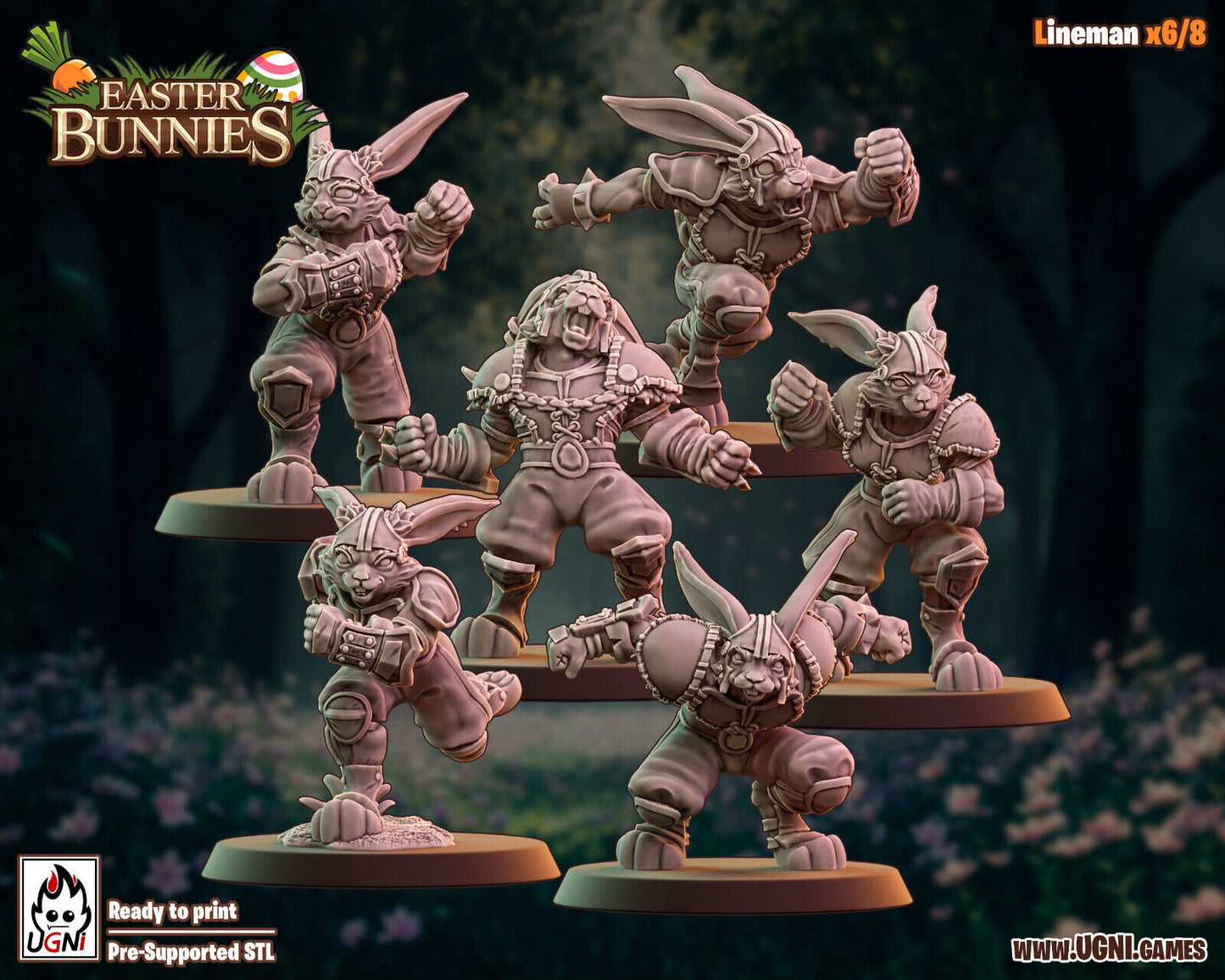 Human / Frogs Proxy team - The Easter Bunnies Fantasy football team UGNI