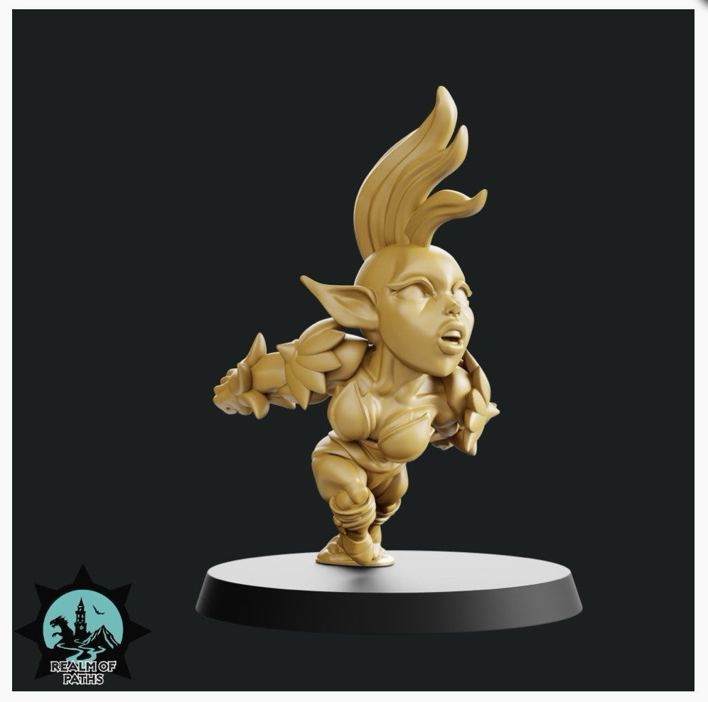 Wood Elf ���The Forest��� Cute Chibi proxy Fantasy Football Team - Realm Of Paths