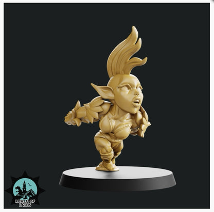 Wood Elf ���The Forest��� Cute Chibi proxy Fantasy Football Team -