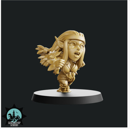 Wood Elf ���The Forest��� Cute Chibi proxy Fantasy Football Team - Realm Of Paths