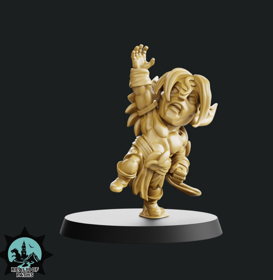 Wood Elf ���The Forest��� Cute Chibi proxy Fantasy Football Team -