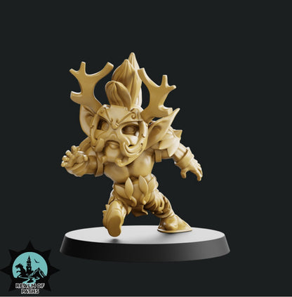 Wood Elf ���The Forest��� Cute Chibi proxy Fantasy Football Team -