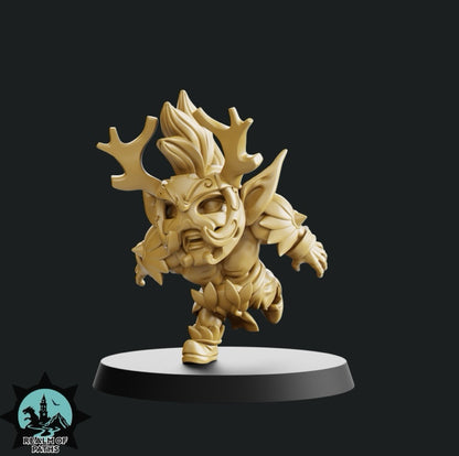 Wood Elf ���The Forest��� Cute Chibi proxy Fantasy Football Team - Realm Of Paths