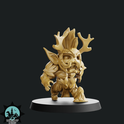 Wood Elf ���The Forest��� Cute Chibi proxy Fantasy Football Team - Realm Of Paths
